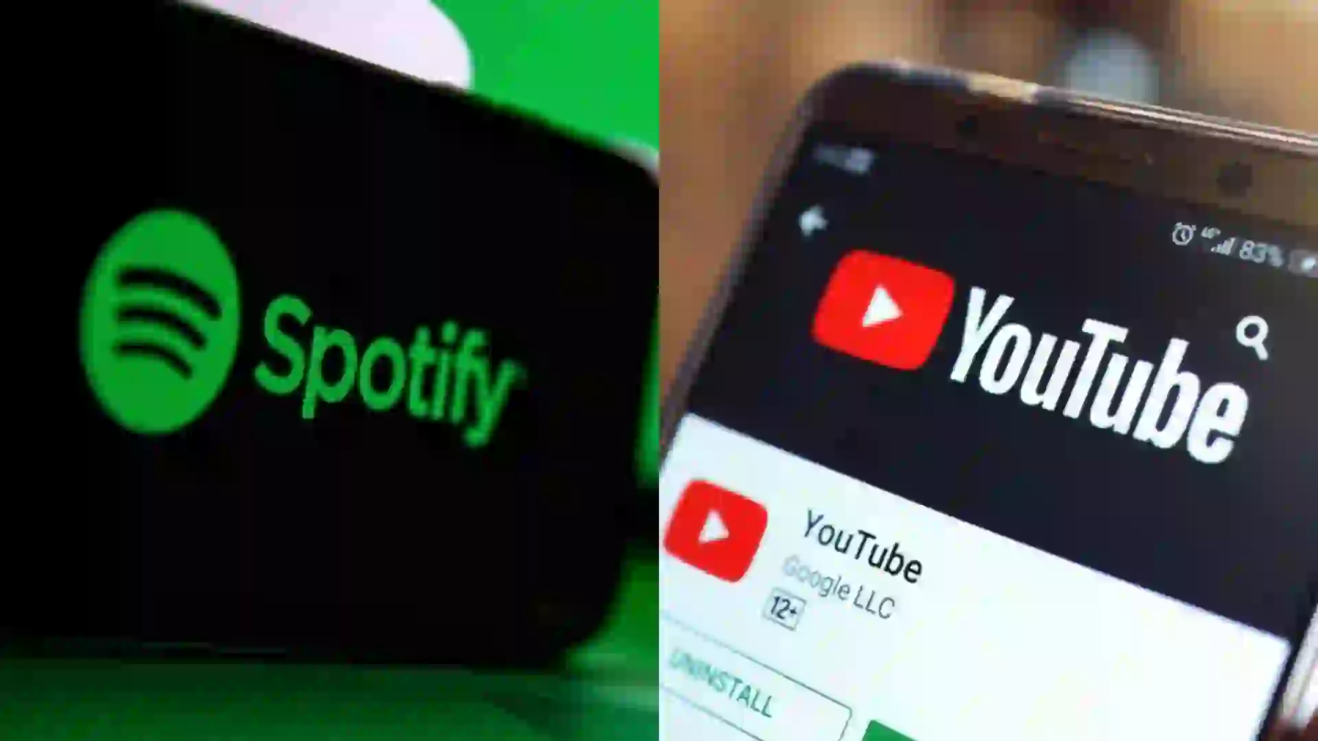 YouTube vs Spotify